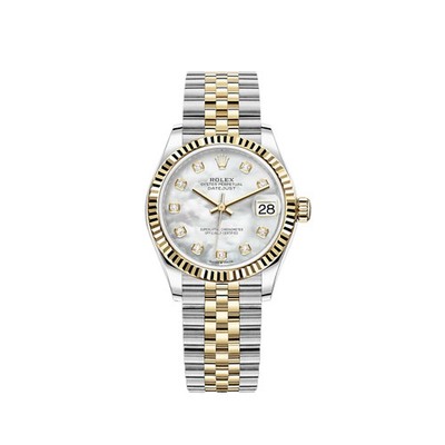 Rolex Datejust 31 278273 'Ladies' Stainless Steel Yellow Gold Mother of Pearl