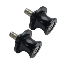 M8 Motorcycle Swingarm Spools Sliders 8mm Screw Replacement for Ninja Black
