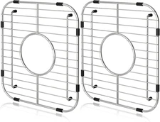 Sink Protectors for Kitchen Sink, Universal Double Bowl Sink Bottom Grid 12.5"x1