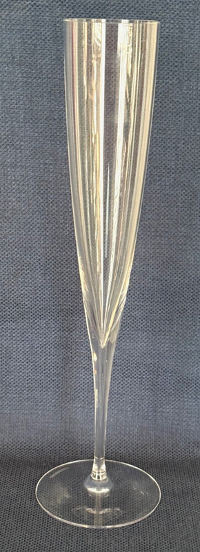 Rare Waterford Crystal Champagne Flute 11" Trumpet Fluted ELEGANCE COLLECTION