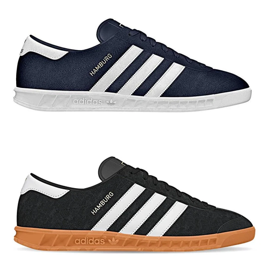 adidas originals Hamburg Adults Trainers Nubuck Leather Mens Shoes
