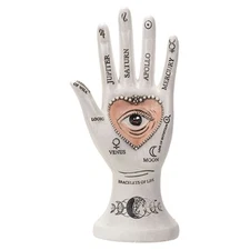 Pacific Giftware Palmistry Hand Figurine, Collectible Polyresin Statue Holder