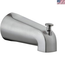 522920 Satin Nickel Slip-On Tub Diverter Spout - 5 Inch for Stylish Bathrooms