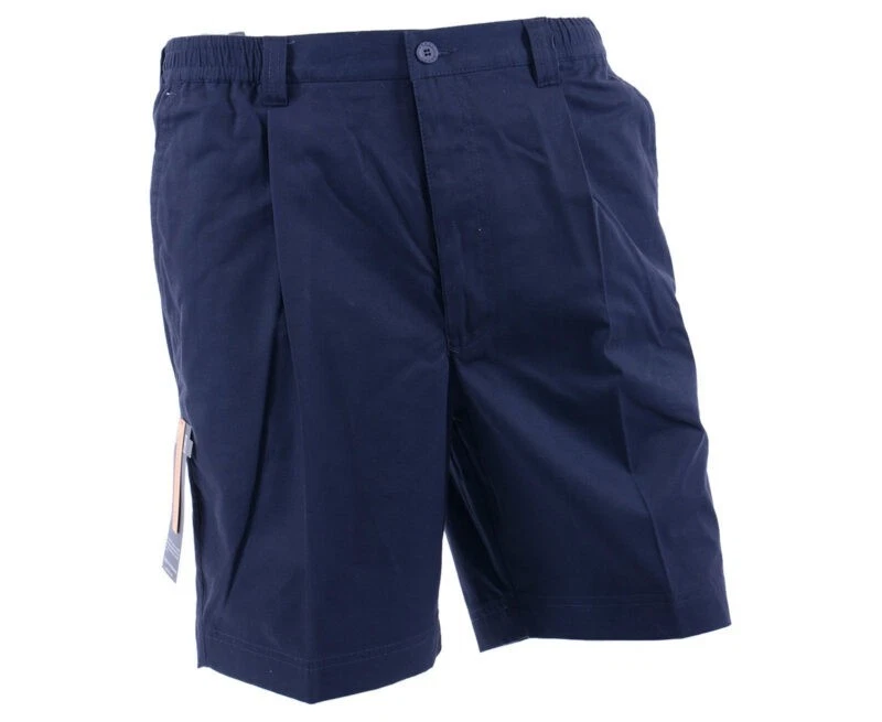 FARAH Mens Chino Shorts W32 Navy Cargo Combat Cotton Summer Casual Short Pants