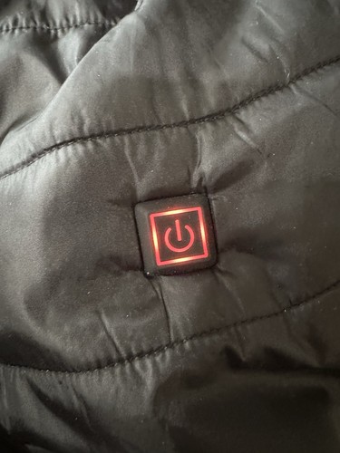 Electric Heated Hooded Jacket Size Small Unisex, Black. Great Condition - Picture 6 of 11