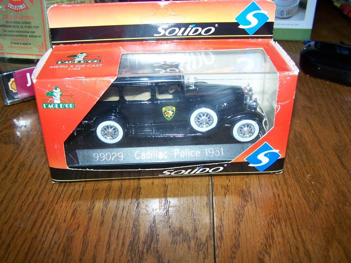 Solido Cadillac 1931 Vehicle Year Vintage Manufacture Diecast Cars