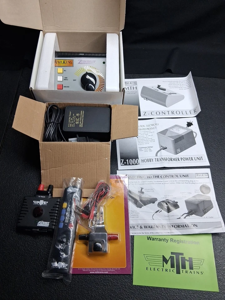 Mix Posten Railking MTH Z Regler, Netzteil mit Zubehör Spur O T56