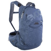 Evoc Trail Pro 16 Rucksack Mit RüCkenschutz 16L Denim Blau L/Xl S/M