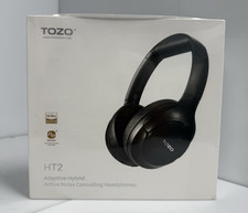 TOZO HT2 Hybrid Active Noise Cancelling Wireless Headphones - Khaki New