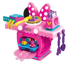 Minnie Mouse Deluxe Kitchen Set, Clay Play Set, Cooking Toy, Disney Gift For Gi 