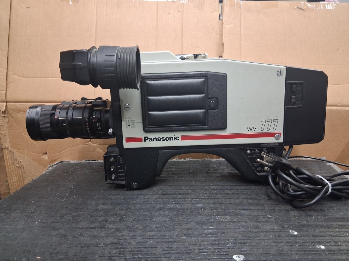 Panasonic WV-777 Saticon 3 Tubes camera | eBay