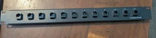 1U 19" 12 port Blank Panel with CAT6 Keystone Jacks