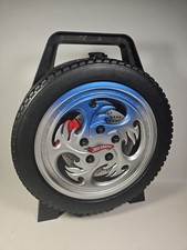 Tara Hot Wheels 17 Car Carrying Storage Case 8" x 8" with 7 Cars Pre-Owned