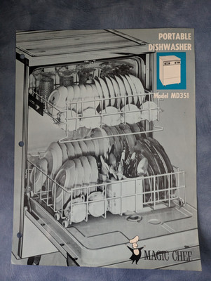 Magic Chef Dishwasher Dealer Brochures Price Sheets 1971 Portable Undercounter