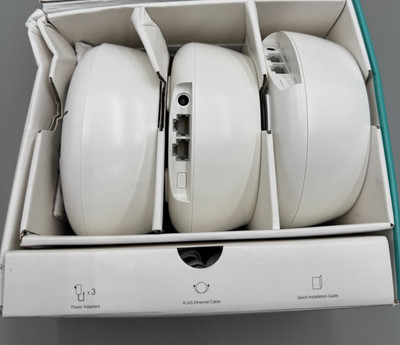 TP-LINK Deco BE4800 Whole Home Mesh Wi-Fi System 3 Pack With Box Good Condition