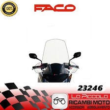 Schermo Parabrezza Trasparente Faco Lastra 4mm - 23246 per Honda Integra 750