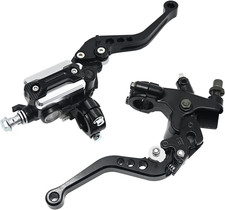 7/8'' 22Mm Universal Motorcycle Brake Lever Clutch Master Cylinder Lever Set Res