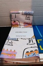 NWT Geometry Kitchen Tea Towel Cakes in the W...