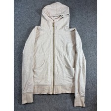 Lululemon Scuba Oversized Full Zip Hoodie Womens Size 8 Pink Cropped Sweatshirt