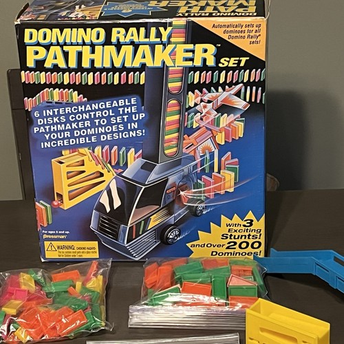 Domino Rally Pathmaker And Ghost Rider Glow In Dark Set 1994 Vintage (See Notes) - Picture 2 of 11