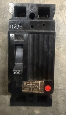 Westinghouse 100 A 2 Pole AB DE ION circuit Breaker 1222009-A Tested