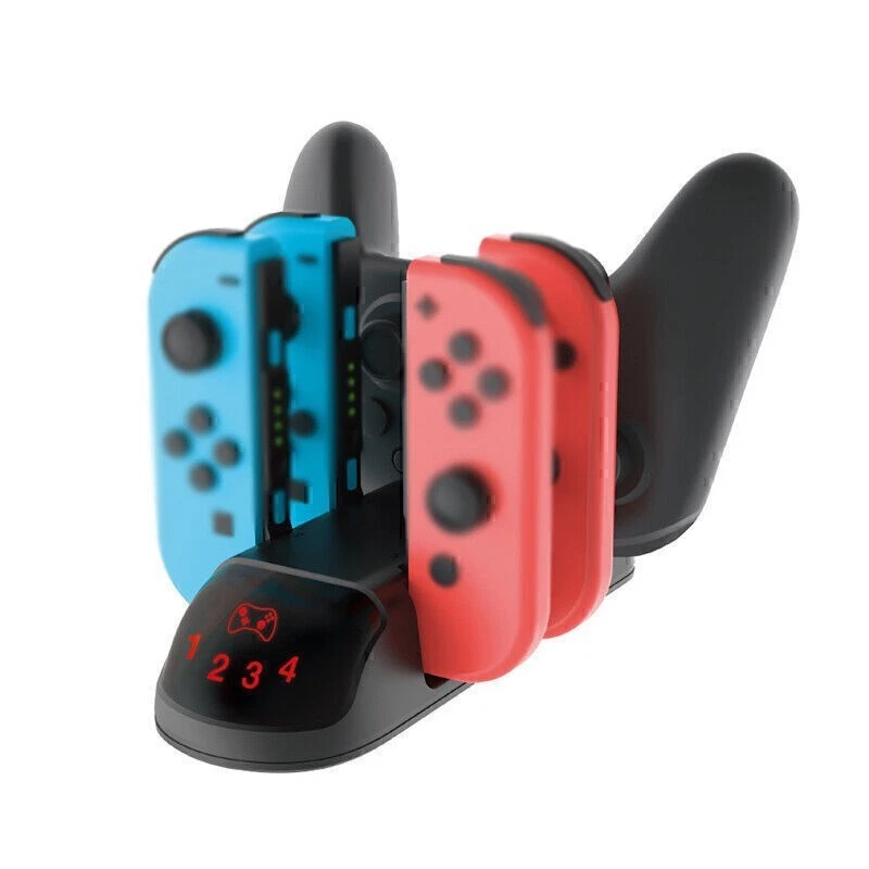 4 in 1 Controller Charger Stands LED Charging Dock For Nintendo Switch Joy-Con - Image 4 of 4