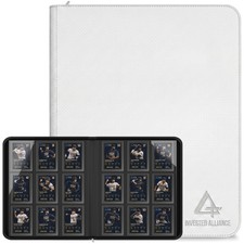 9 Pocket Toploader Binder Holds 288 Cards Zipper Trading Card Album