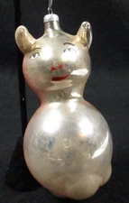 Vintage RARE De Carlini Pig Kitschy MCM Atomic Era Christmas Ornament 50s Italy