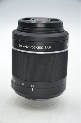 Sony SAL 55-200mm f/4.0-5.6 DT Lens With Lens Caps #7054