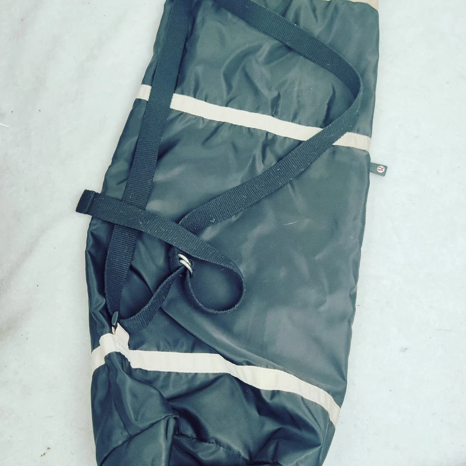 Lululemon Black Shoulder Strap Zippered Yoga Mat Carrier Carry Bag - Image 4 of 4