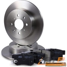BREMSSCHEIBEN VOLL Ø260 + BREMSBELÄGE HINTEN FÜR HONDA CIVIC 6 MA MB MC 1.5 1.6