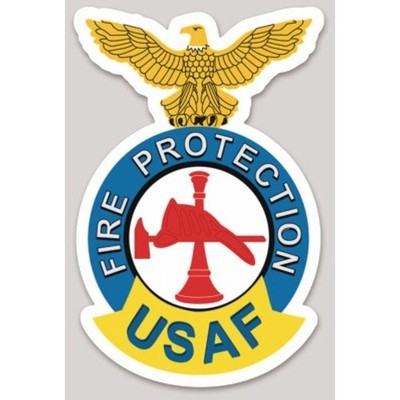 United States Air Force USAF Fire Protection Available Multiple Sizes Sticker