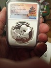 2019 (S) S10Y Panda Shanghai Mint Silver Coin MS 70 NGC Graded 30g — photo 1