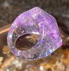 Big Boulder Iridescent Swirl Lucite Ring!!! — photo 10