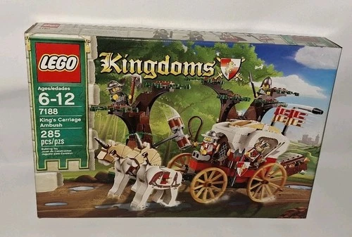 Lego Kingdoms Castle King’s Carriage Ambush 7188 285 Pieces Set 2011 NEW W/WEAR
