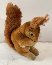 Very old 4" Steiff velvet squirrel, 1934-1942 - TLC required on eye