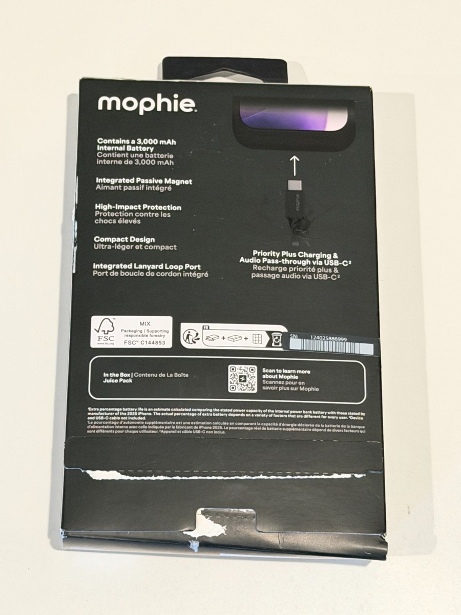 GENUINE mophie Juice Pack Battery Case for Apple iPhone 17 Pro