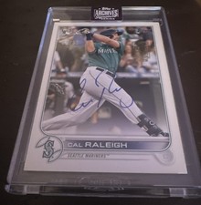 2025 TOPPS ARCHIVES CAL RALEIGH  SIGNATURE 2022 RC 62/95 AUTO AUTOGRAPH SEATTLE