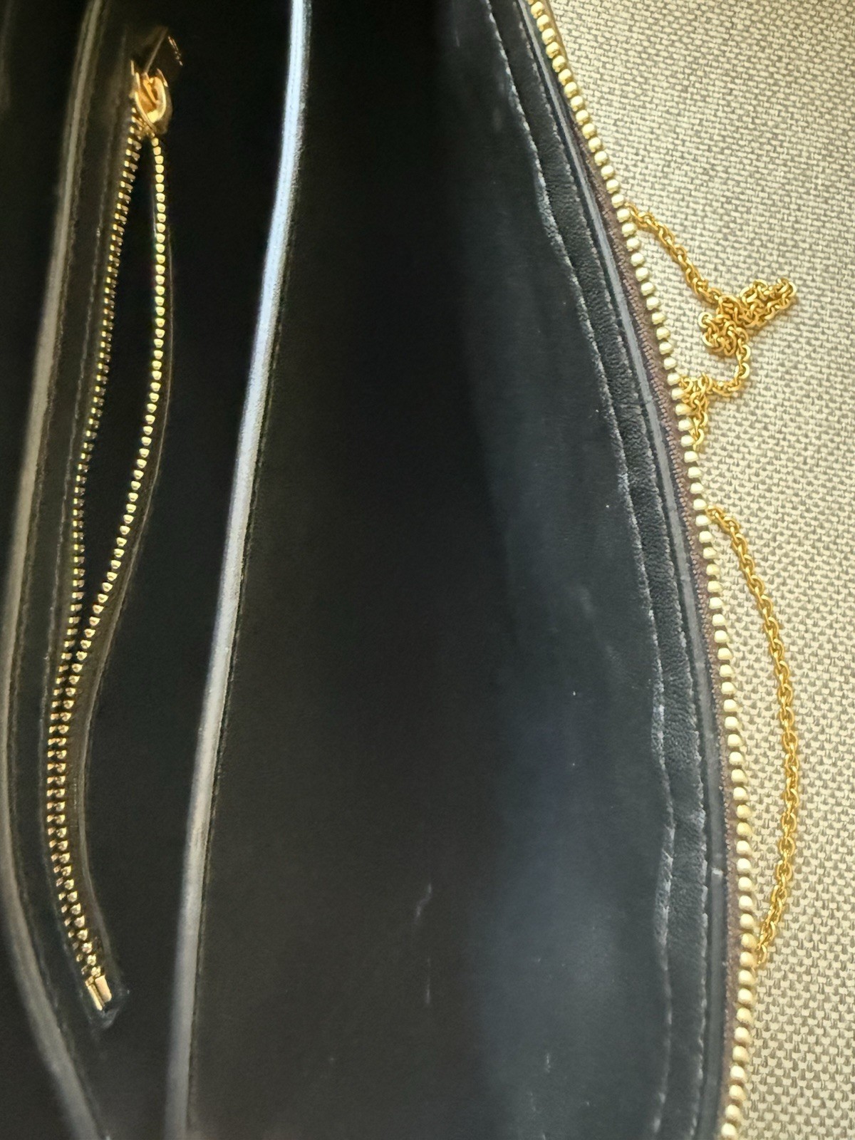 Céline Python Phoebe Philo Small Trifold Bag Gold… - image 7