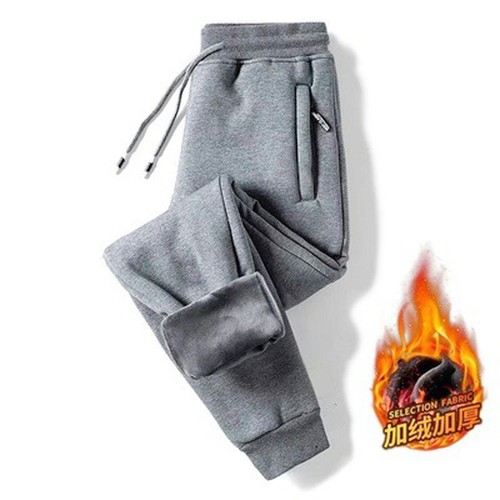 M-5XL Dicke Thermo Warme Hose Fleece Gefüttert Hose Jogger Winter Herren Sweatpant - Bild 16 von 16