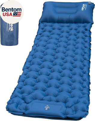 Sleeping Pad for Camping- Ultralight Inflatable Sleeping Mat with Built-In Foot
