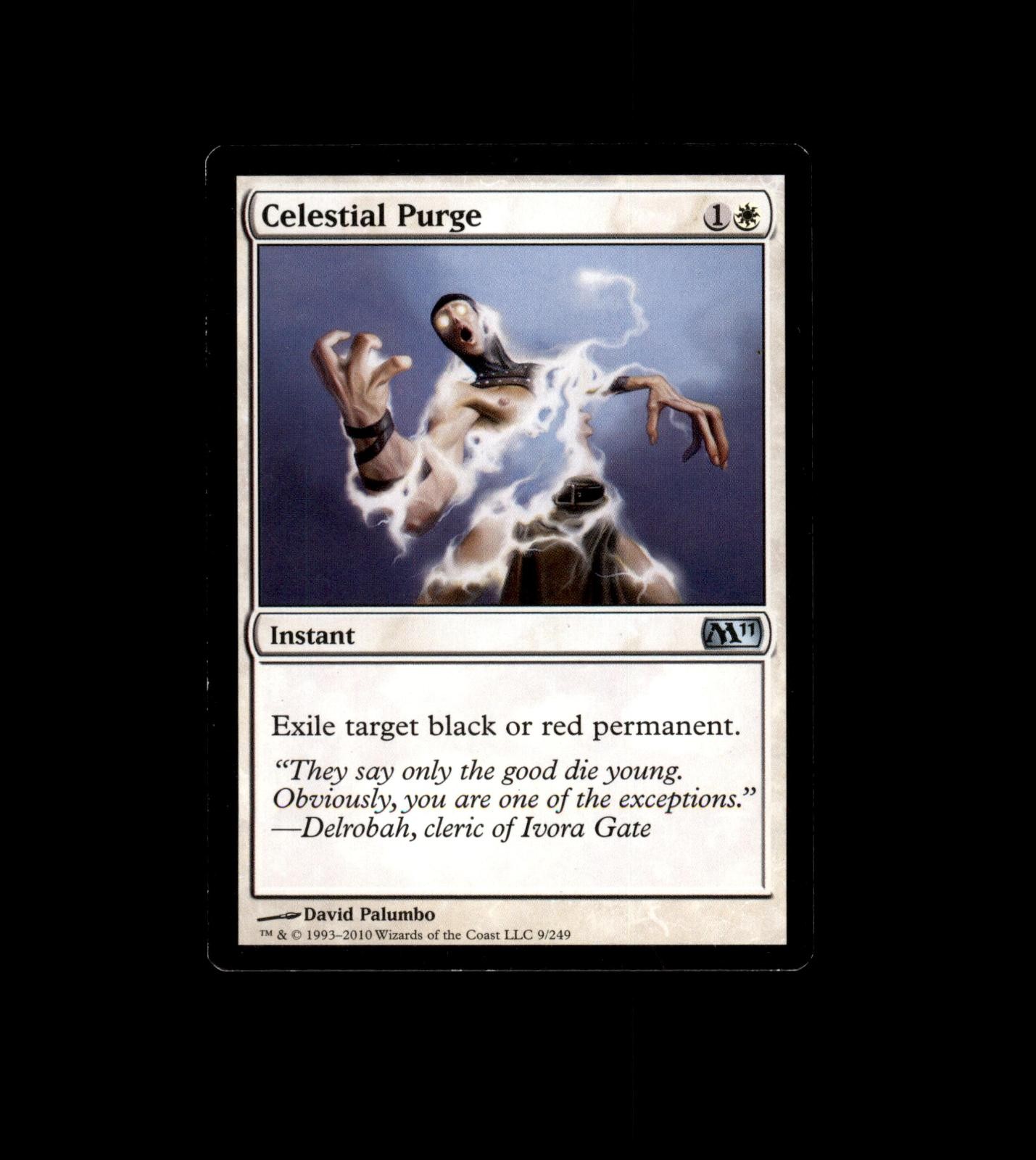 Celestial Purge 9 Uncommon Magic 2011 (M11) Magic: The Gathering Lightly Played