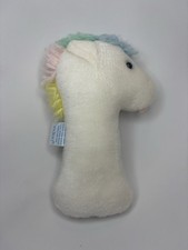Vintage Eden Horse Stuffed Plush Rattle Baby Pastel Korea