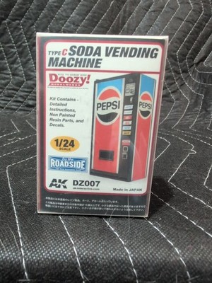 Doozy 1/24 Soda VENDING MACHINE Pepsi Resin Plastic Model kit. NIB!!!!