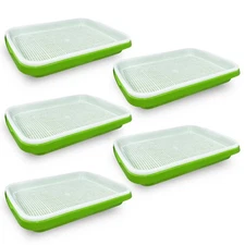 5-Pack Sprouts Growing Kit, Bean Sprouts Tray, Soil-Free Sprouting Tray, Idea...