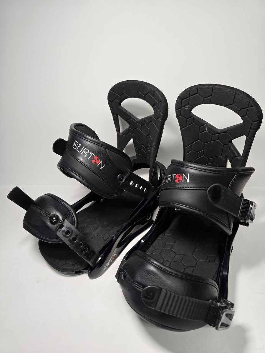 boys burton mission smalls snowboard binding Very Good Burton Mission Smalls Youth Snowboard Bindings Black