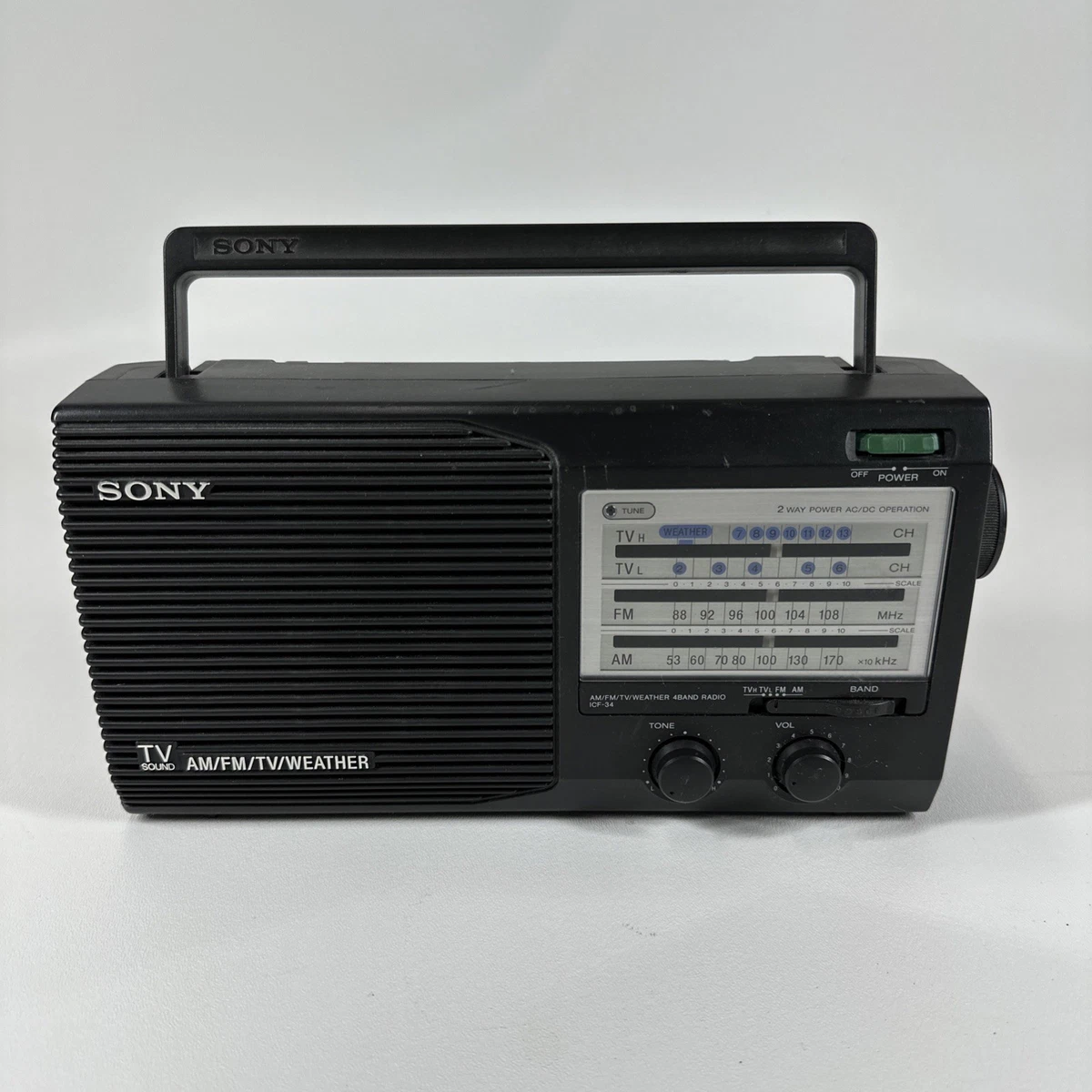 Sony TV Band AM/FM Portable AM/FM Radios for sale | eBay