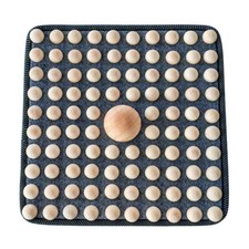 Foot Massage Mat Portable Wood Foot Acupressure Mat Long-Lasting for Office