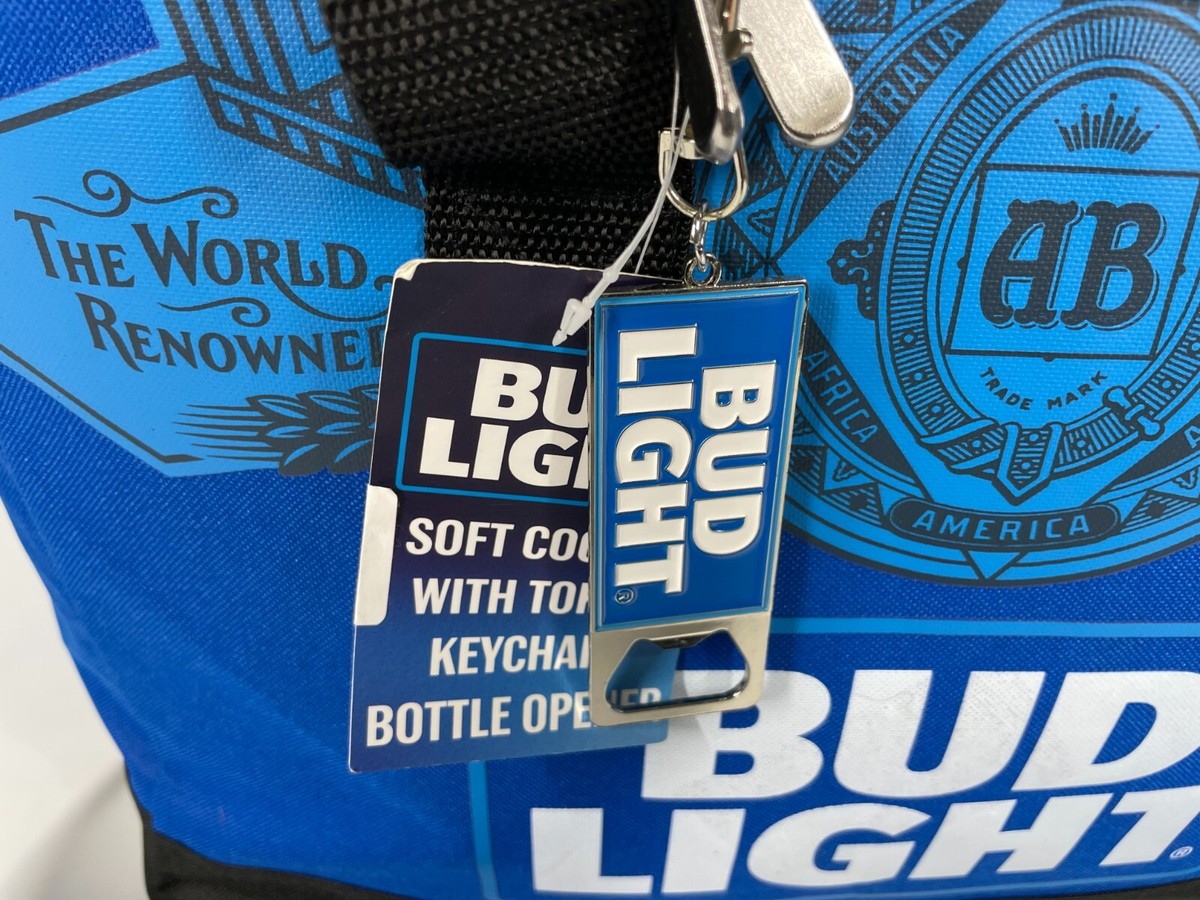 NEW Bud Light 30 Can Soft Sided Water Resistant Zip Top