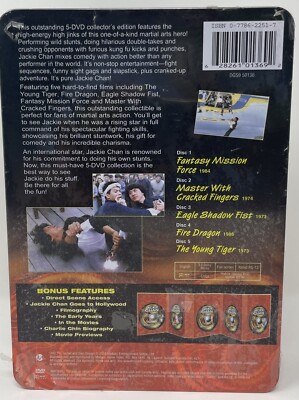 The Jackie Chan Collection (DVD, 2007, 5-Disc Set) for sale online
